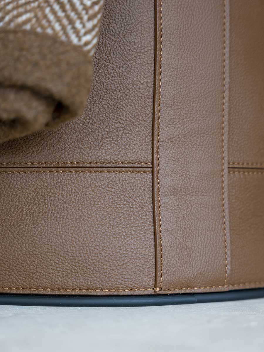 Leather Basket Basket