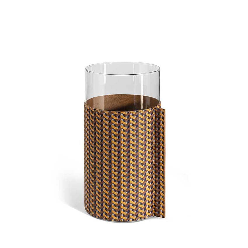 Leather Pot Vase