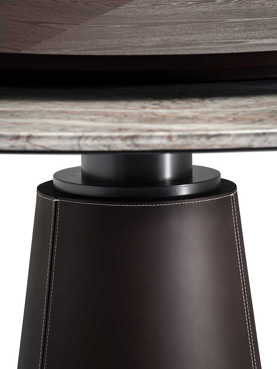 Mesa Due Table With Lazy Susan