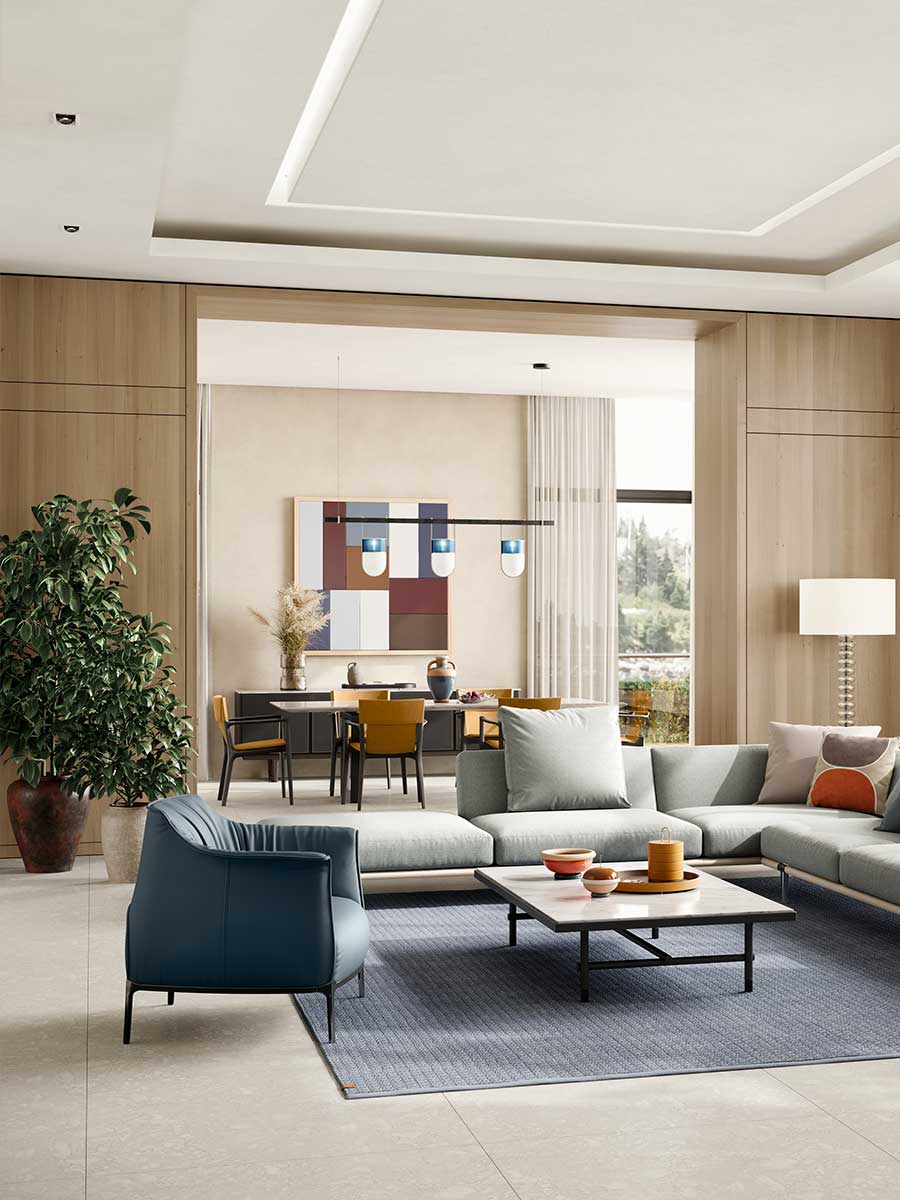 poltrona frau archibald armchair