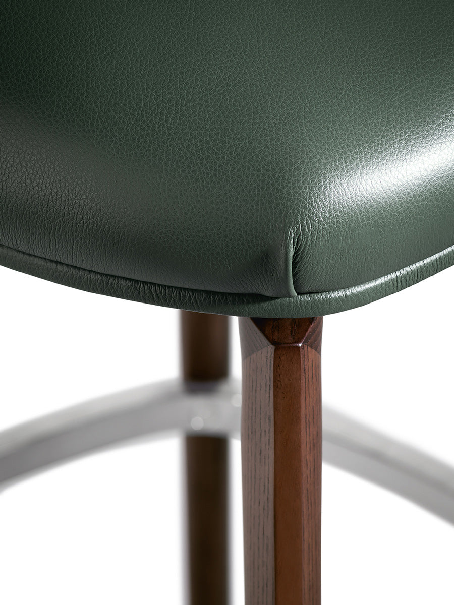 poltrona frau archibald stool wood