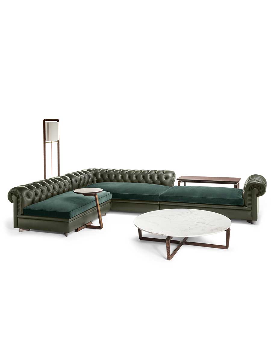poltrona frau fidelio elliptical small table