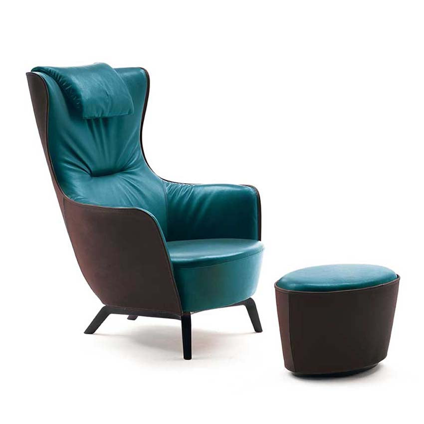 Mamy Blue Ottoman