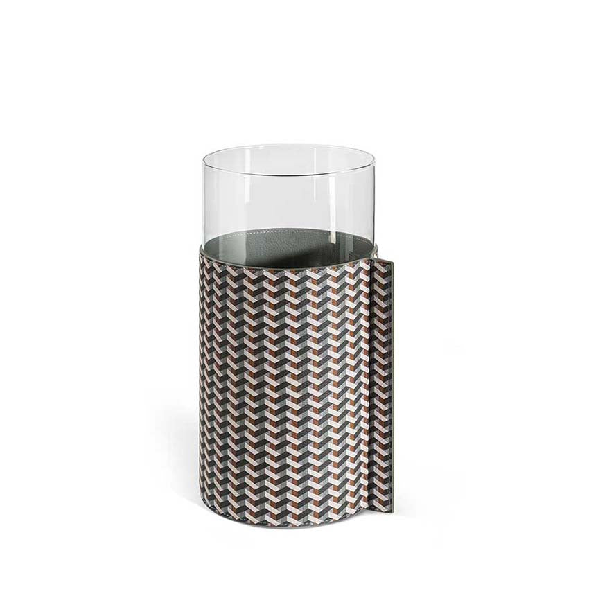 Leather Pot Vase