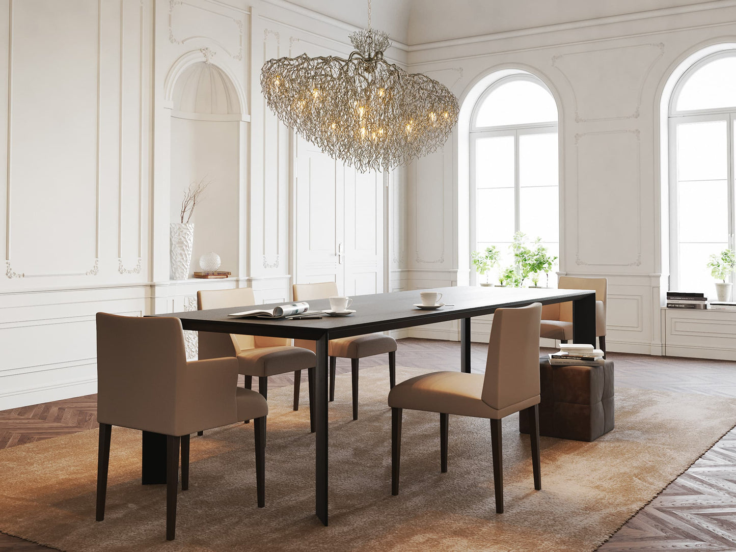 Hollywood Chandelier Conical Oval