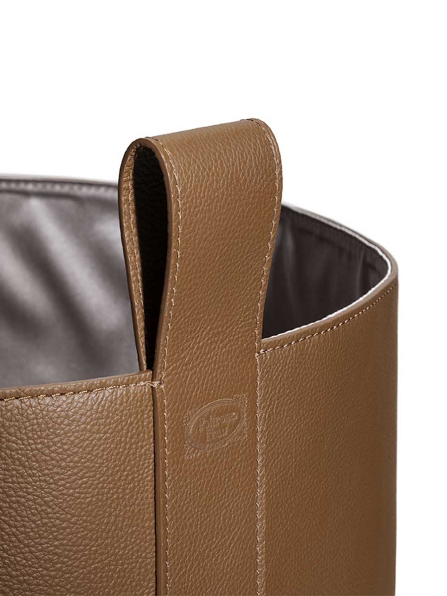 Leather Basket Basket