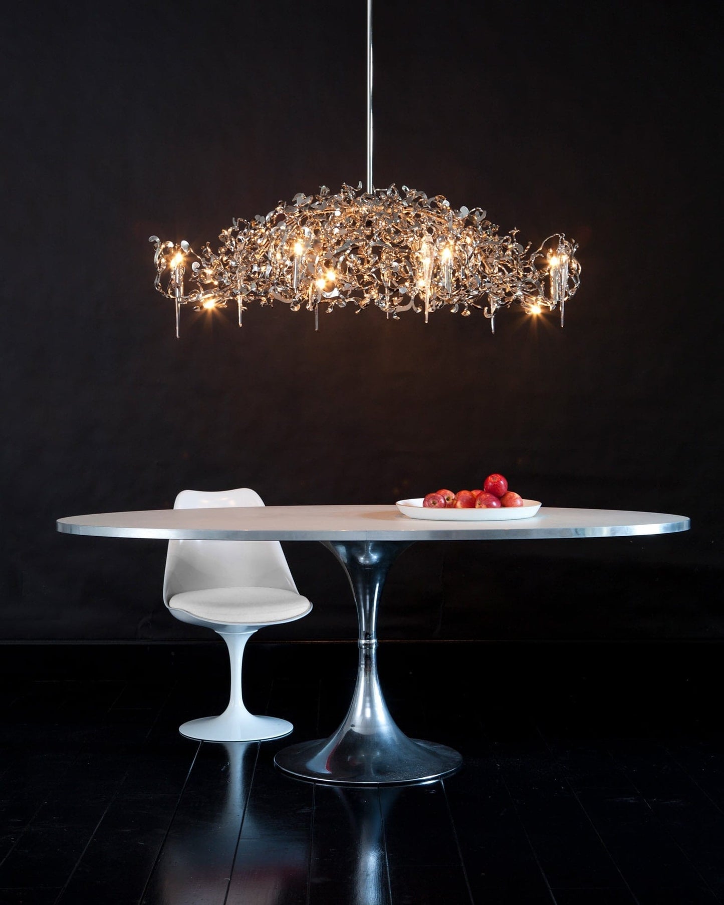 Flower Power Chandelier Oval