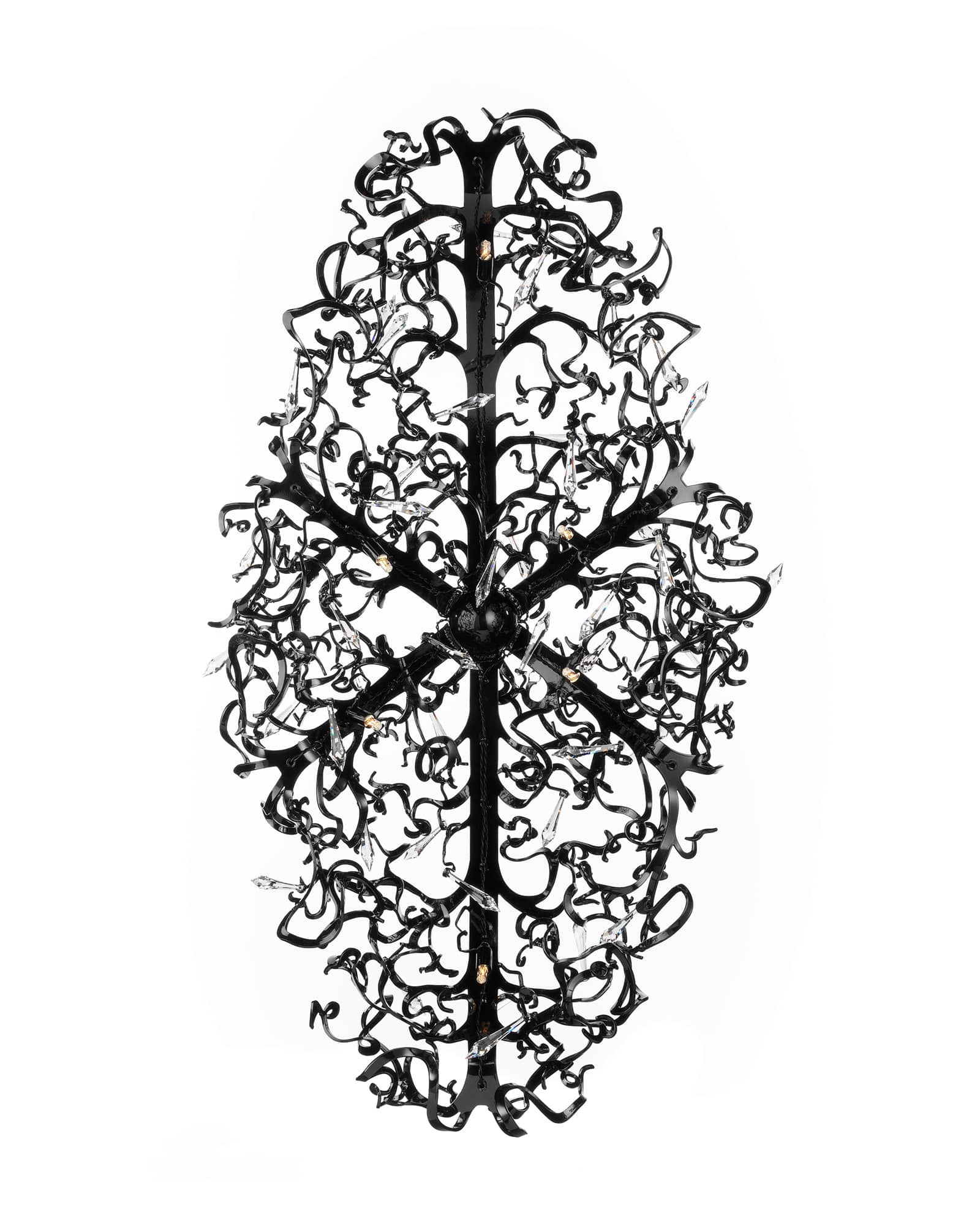Icy Lady Chandelier Oval