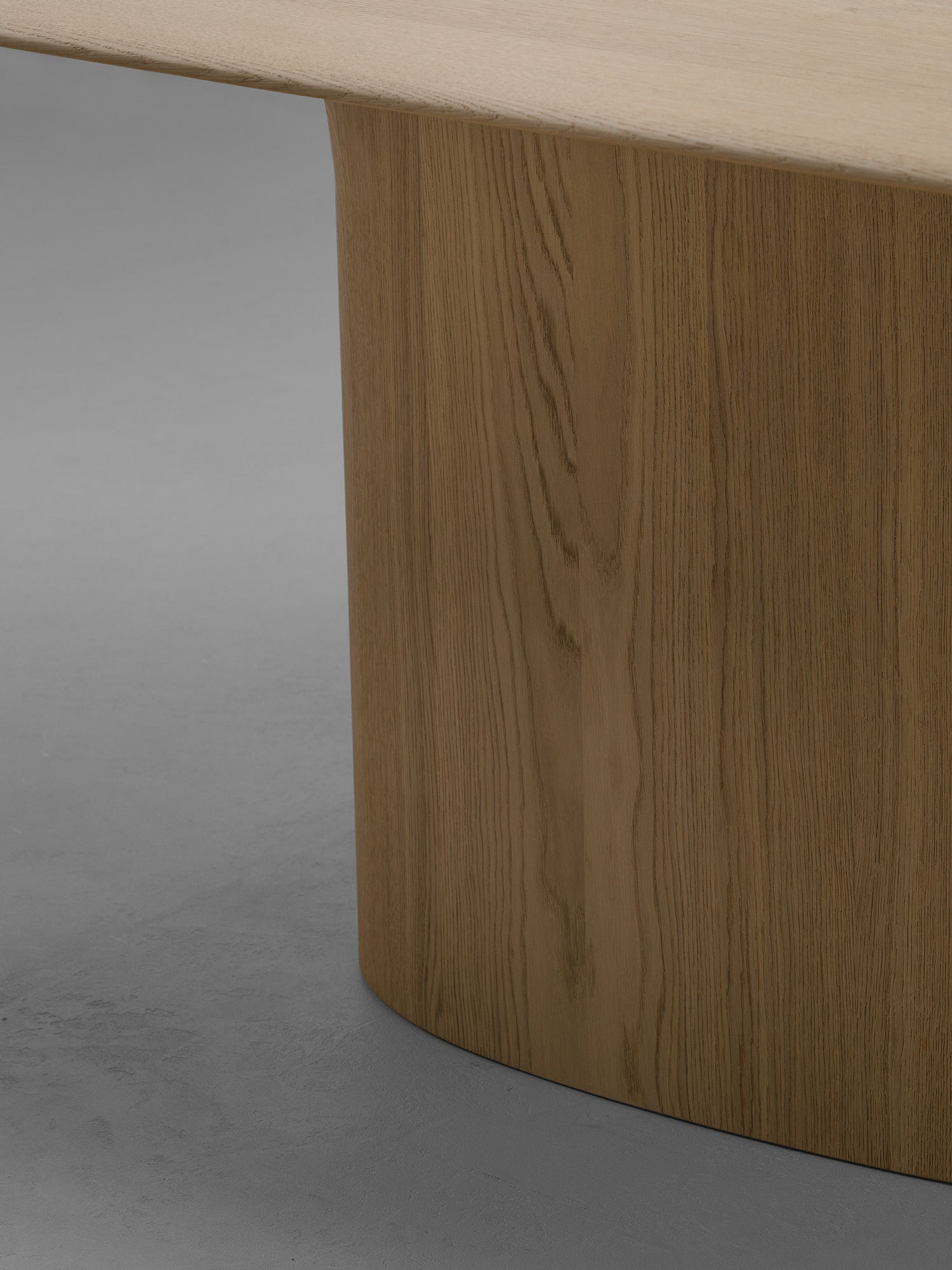 Anvil Semi-Oval Dining Table – Proof Living Singapore