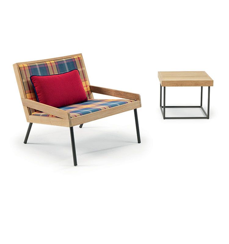 Allaperto Mountain / Tartan Side Table 50X50