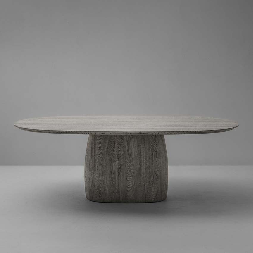 Barrel Oval Dining Table