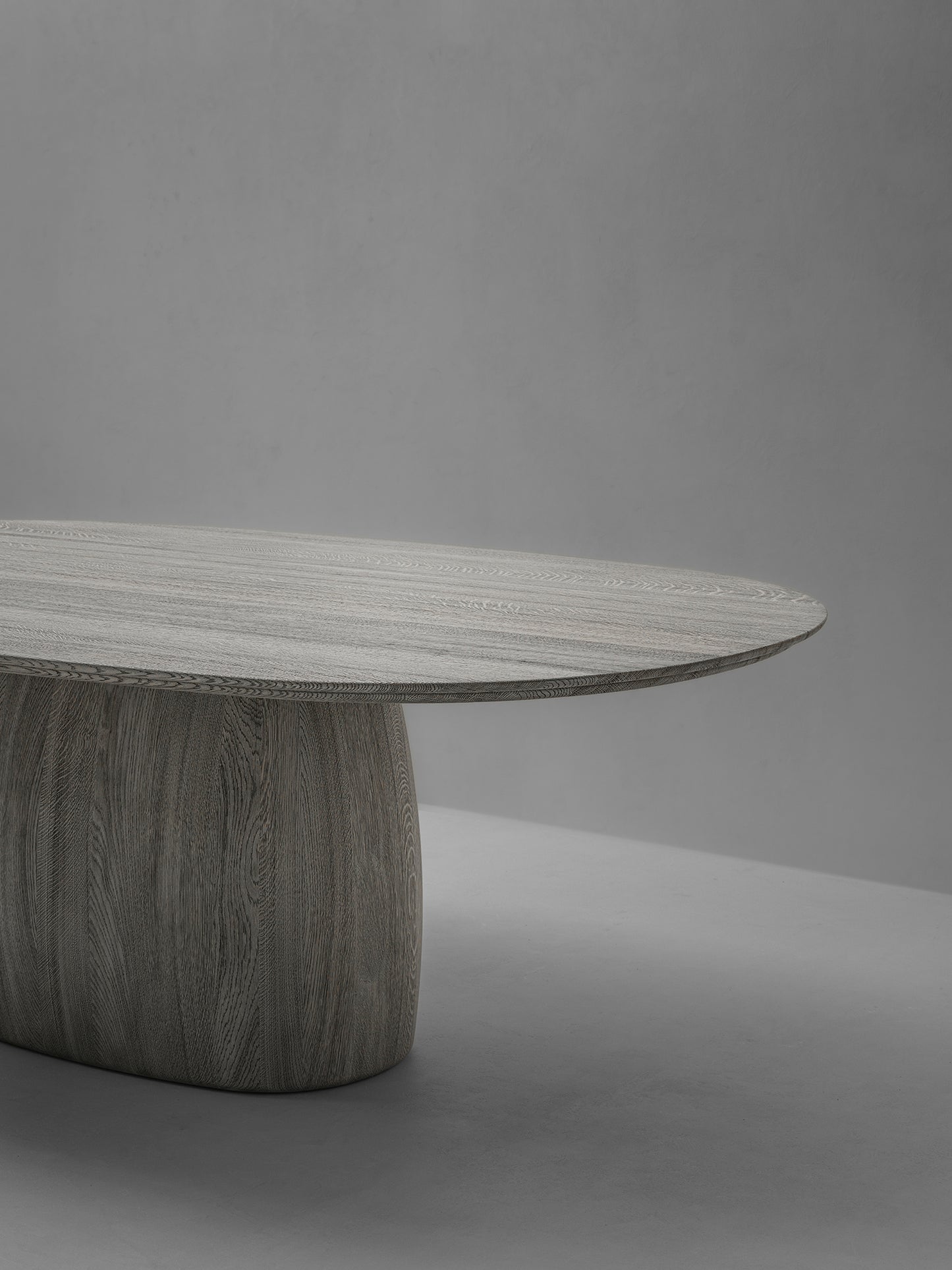 Barrel Oval Dining Table