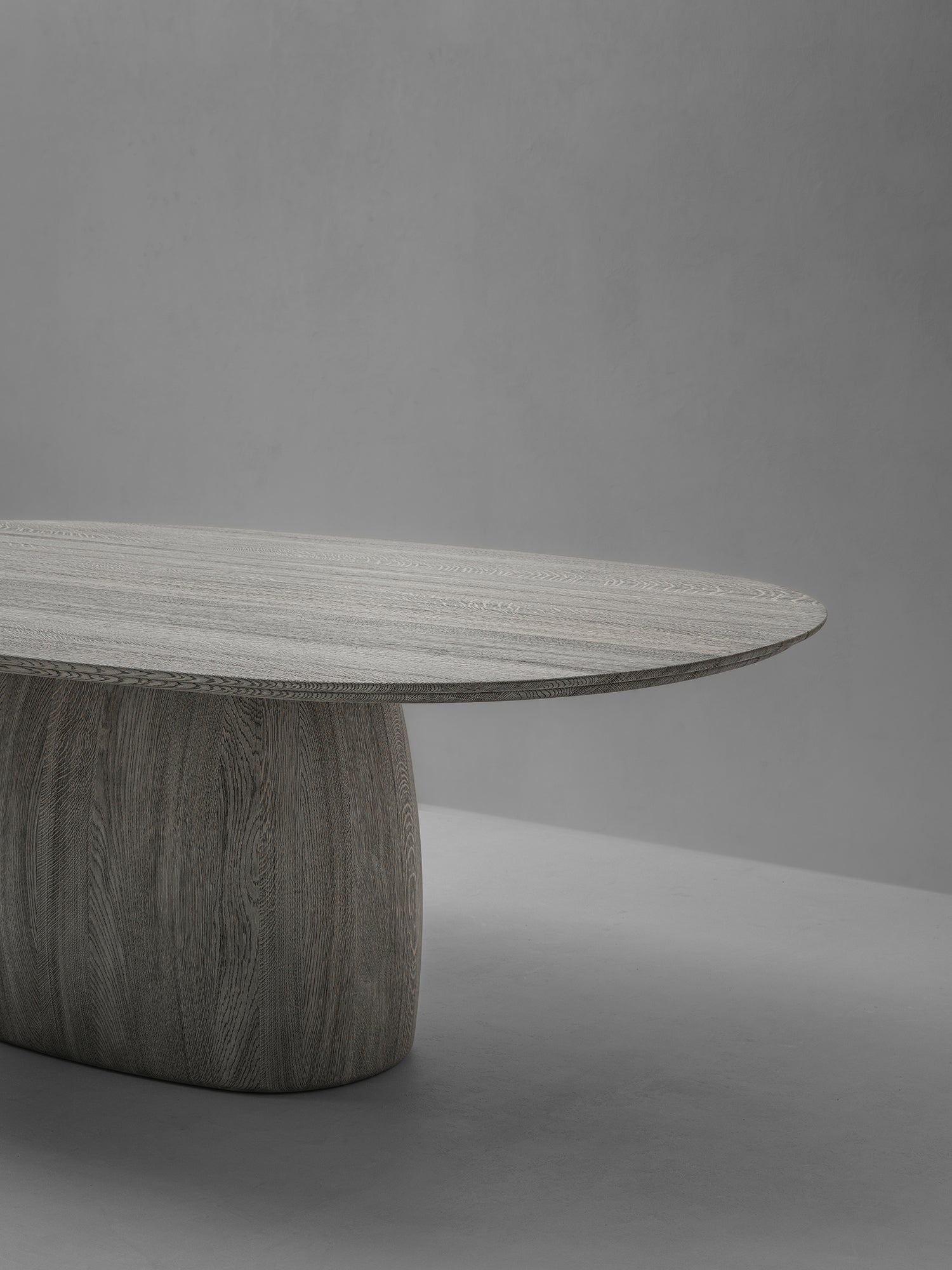 Barrel Oval Dining Table