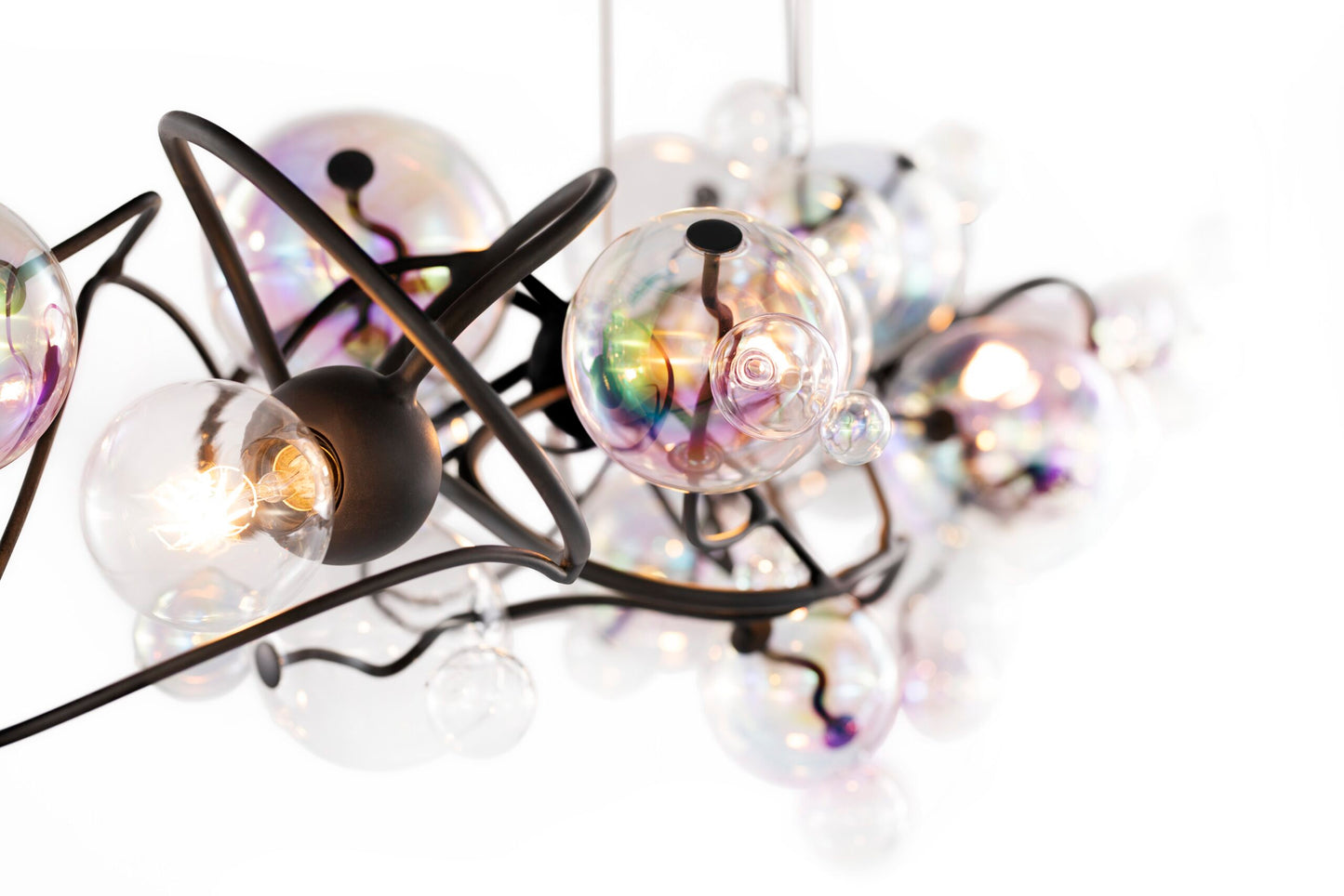 Bubbles Flow Hanging Lamp Long