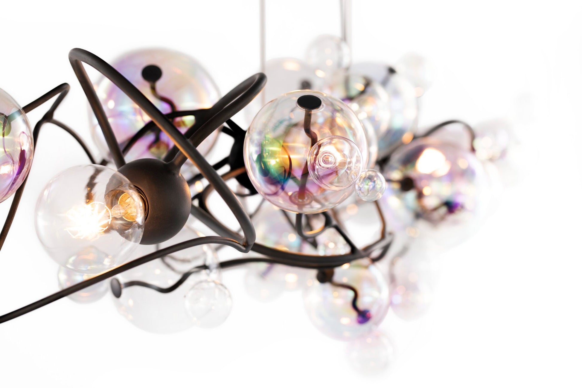 Bubbles Flow Hanging Lamp Long