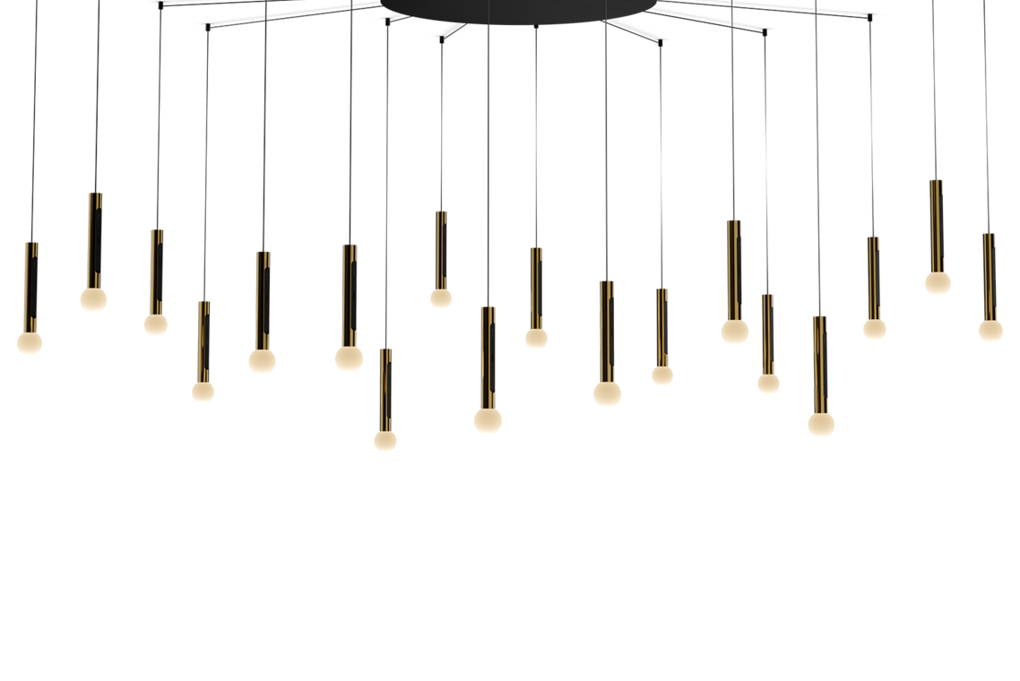 Coro Moon Spider 18 Pendant Light