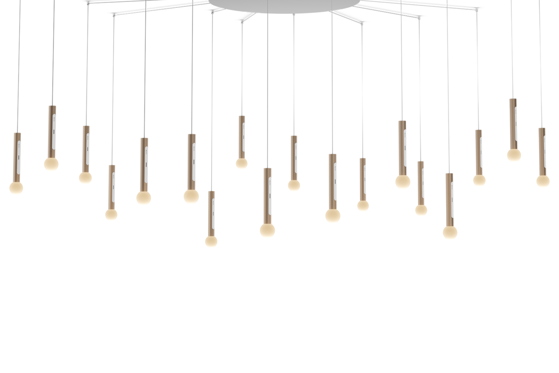 Coro Moon Spider 18 Pendant Light