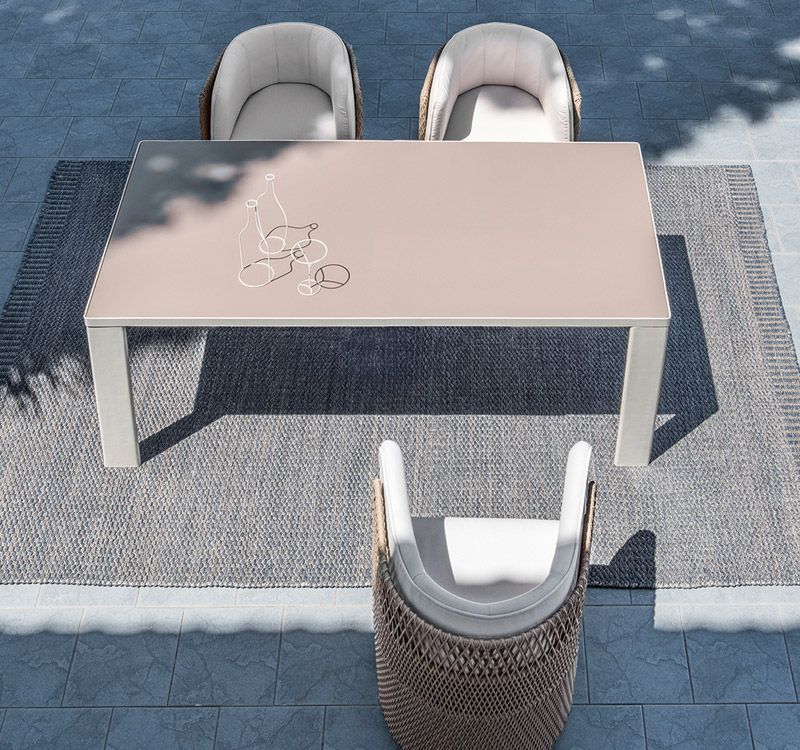 Esedra Rectangular Table W200