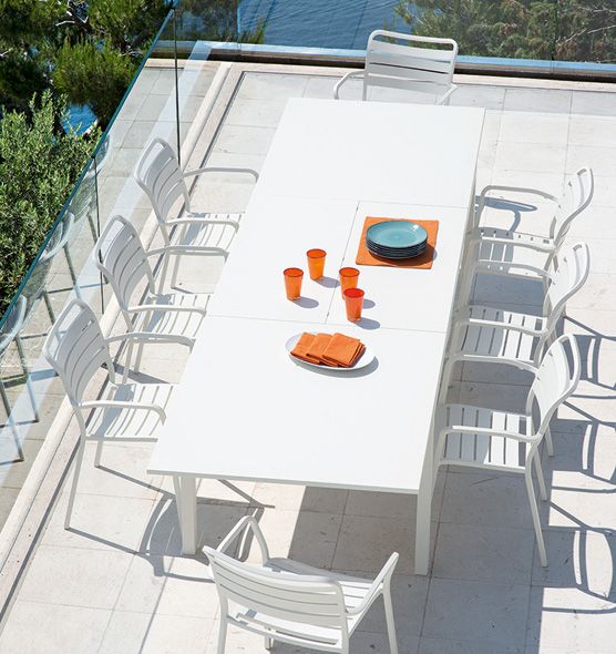 Flat Extendable Dining Table 240-360X100