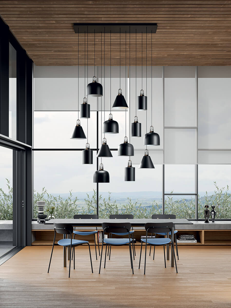 Rectangular Cluster System - 7 Lights