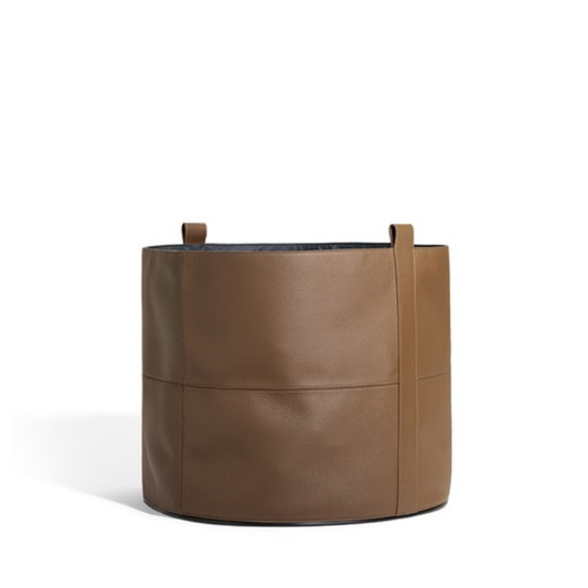 Leather Basket - Medium