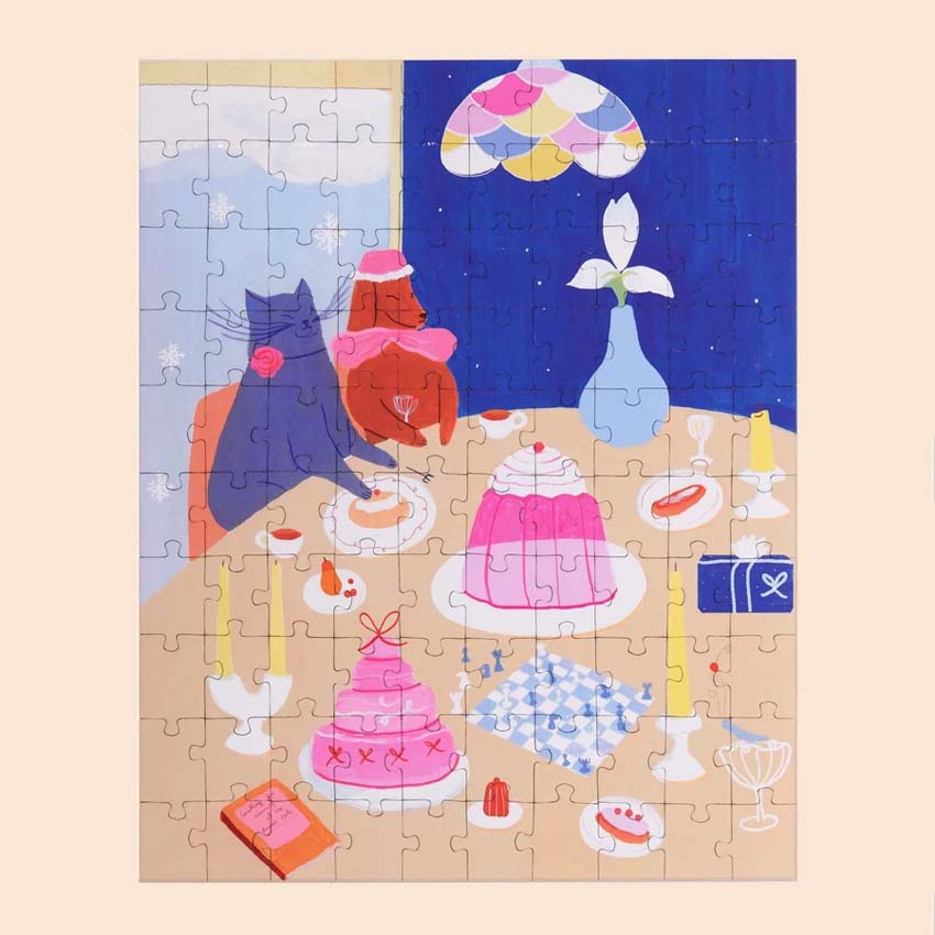 Looking for Meaning at the Dinner Party Puzzle - 100 pieces