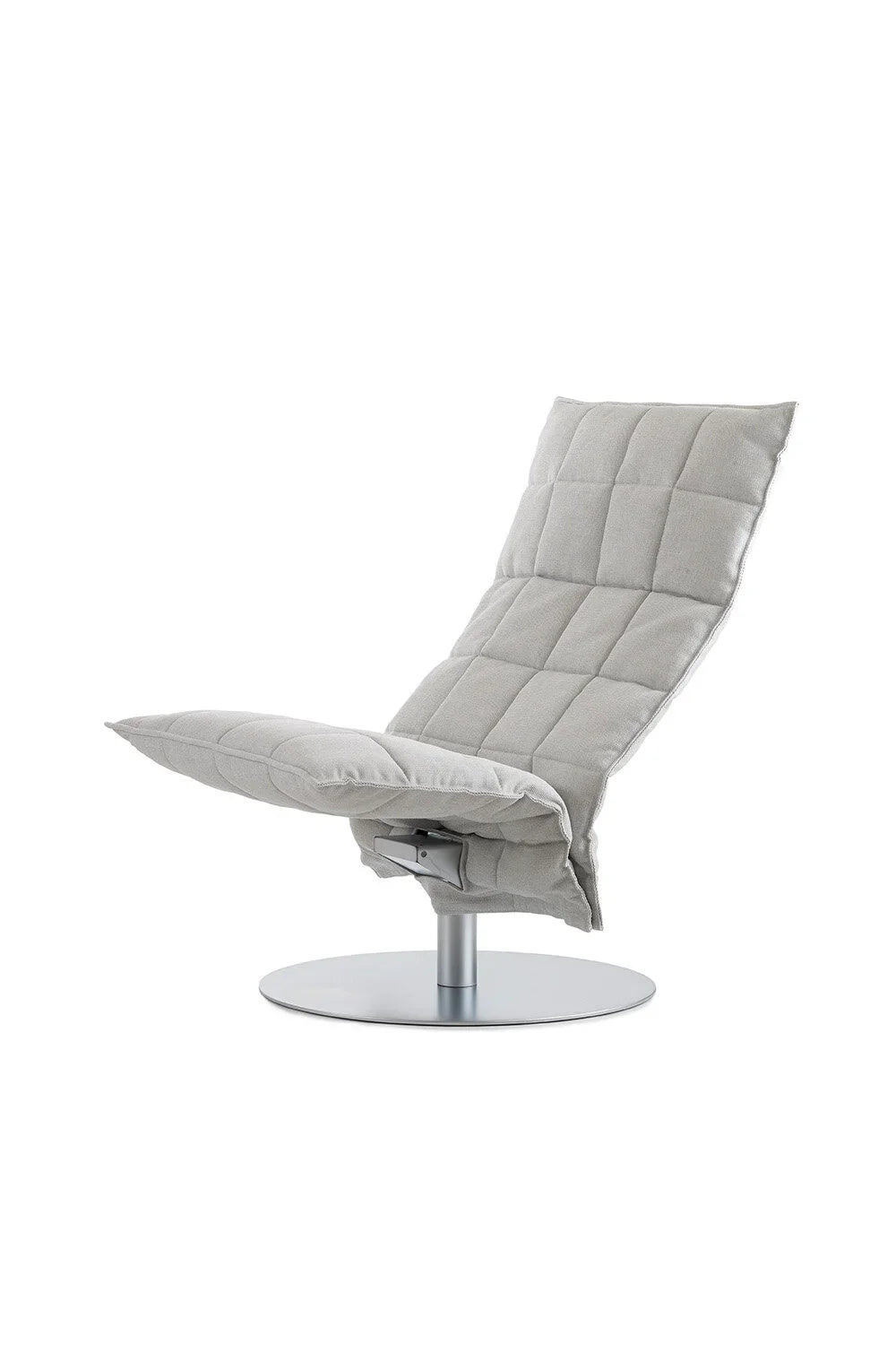 Narrow Swivel k chair with plate base