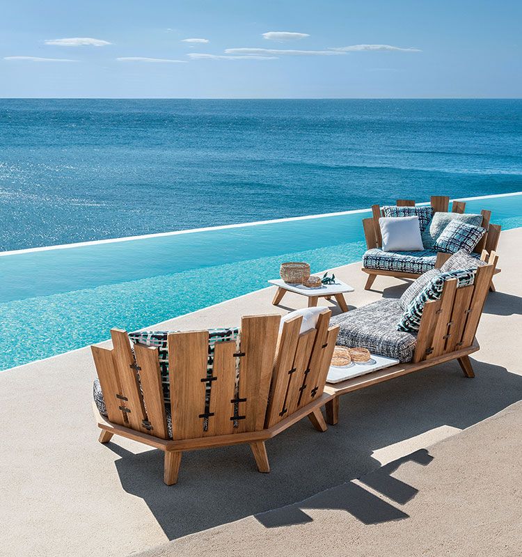 Rafael Lounge Armchair With Coffee Table