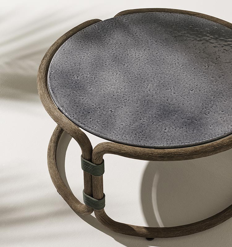 Rotin Round Coffee Table Ø68,5 H33
