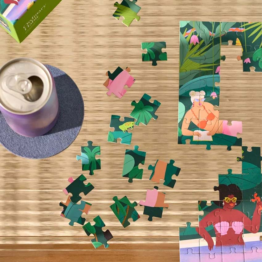 Water Lily Girls Puzzle - 100 pieces