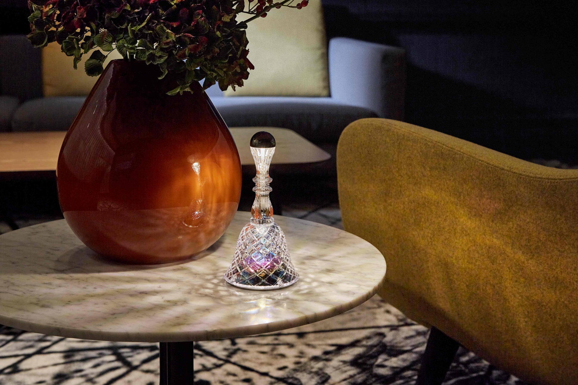 Bella Crystal Cut Table Lamp