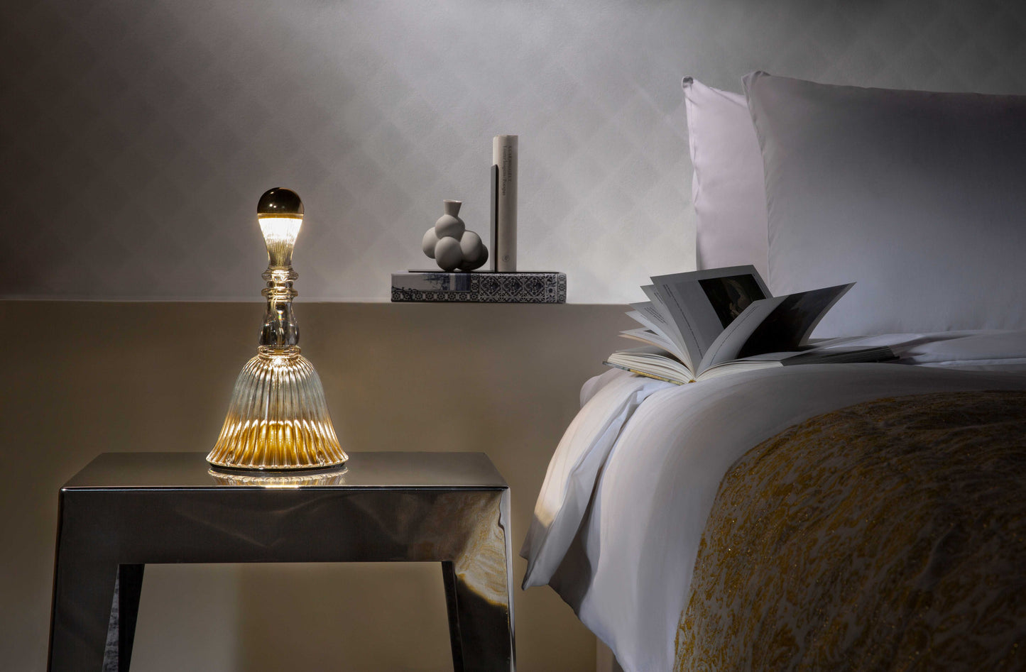 Bella Plisse Cut Table Lamp