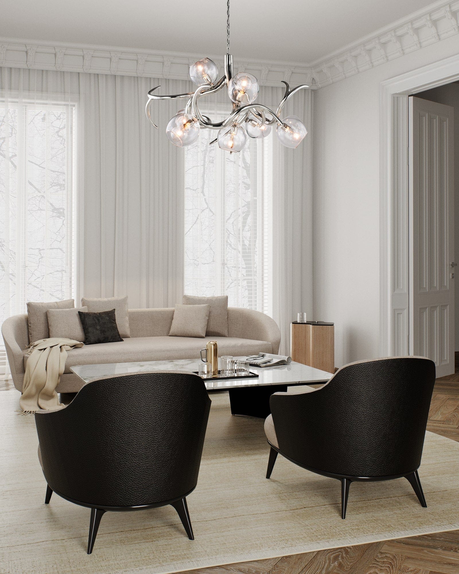 Ersa Chandelier Round