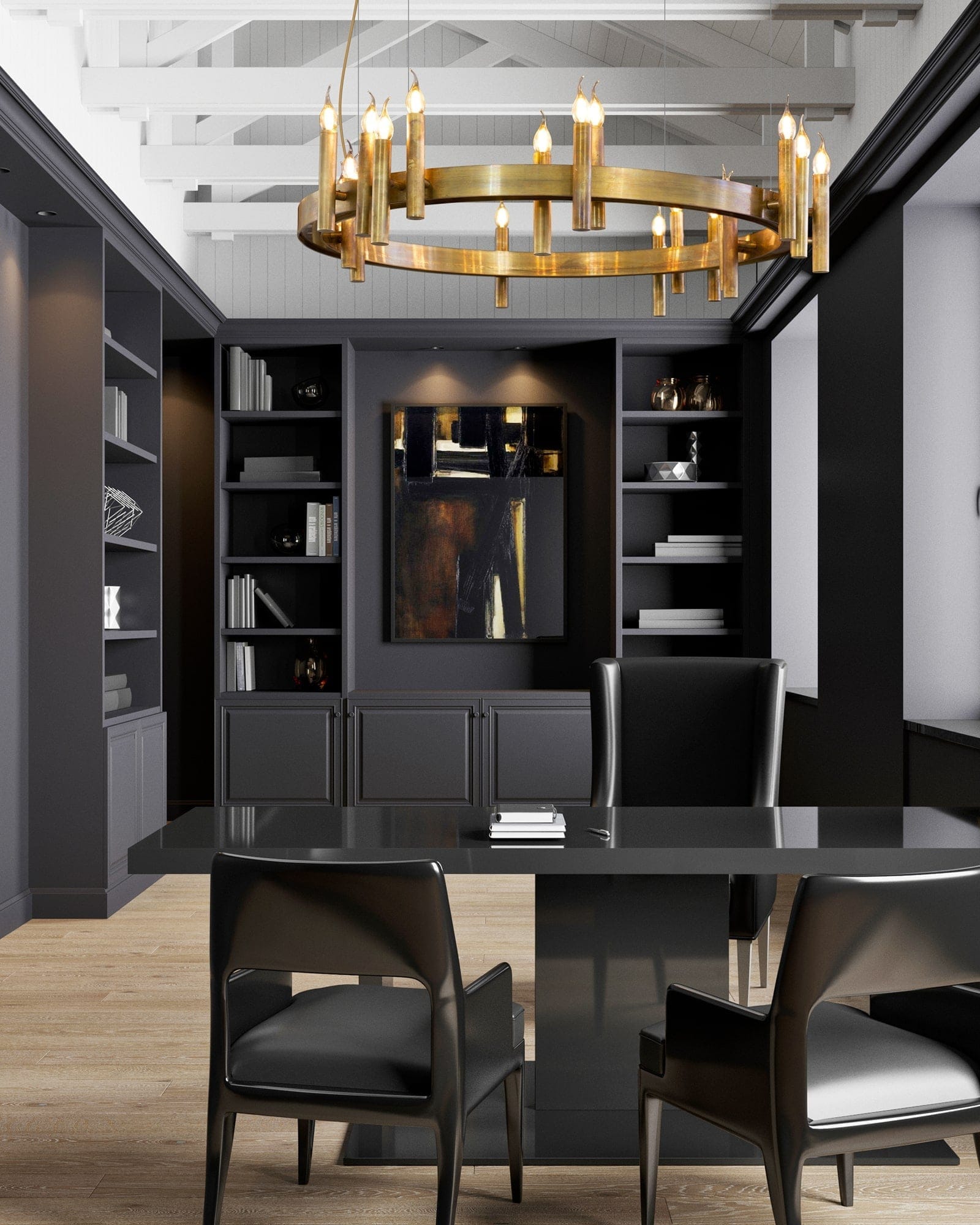 Shiro Chandelier Round