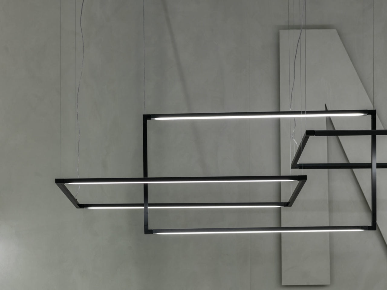 Spigolo Pendant Horizontal Ceiling Light